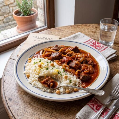 Tasqebap avec pilaf