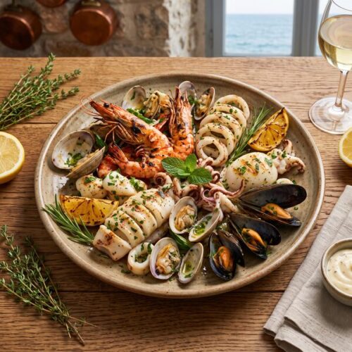 Mélange de fruits de mer